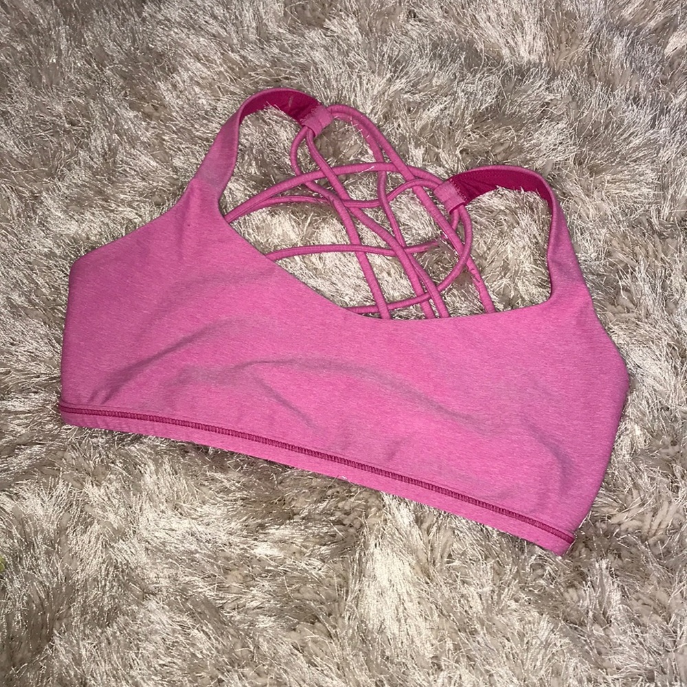 Lululemon Pink Sport Bra